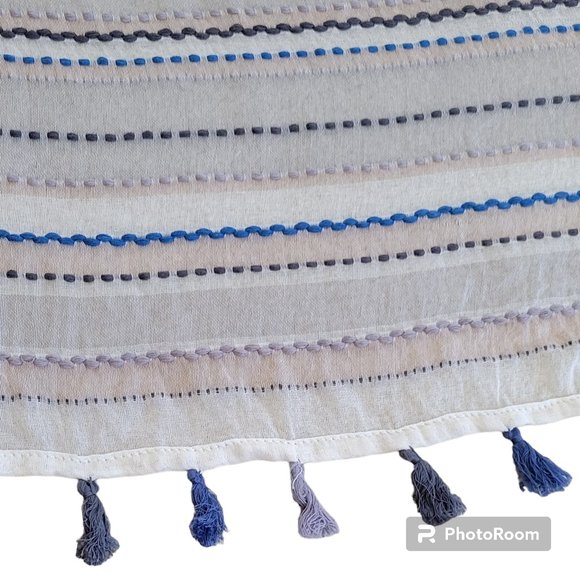 Soft Surroundings Boho Open Front "Cape May Topper" Flawed, but Easily Mendable - Picture 6 of 12